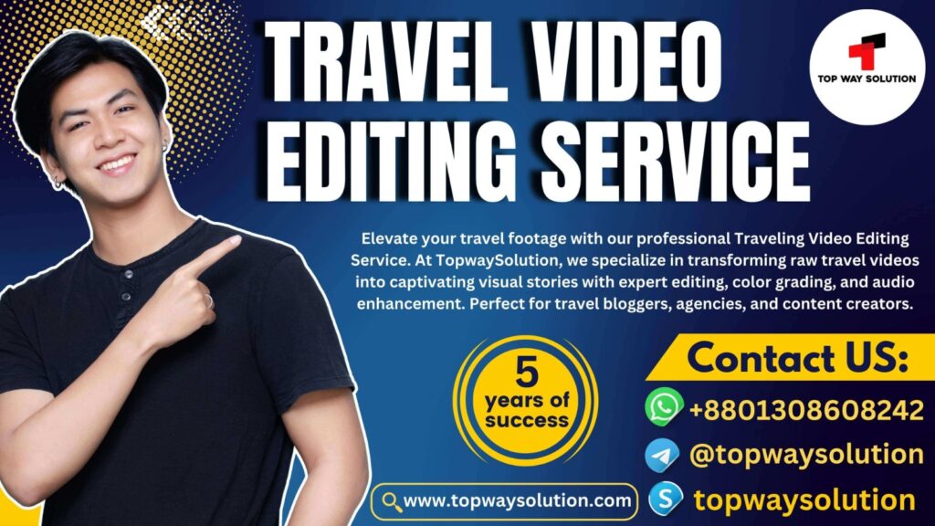 Travel video editng service