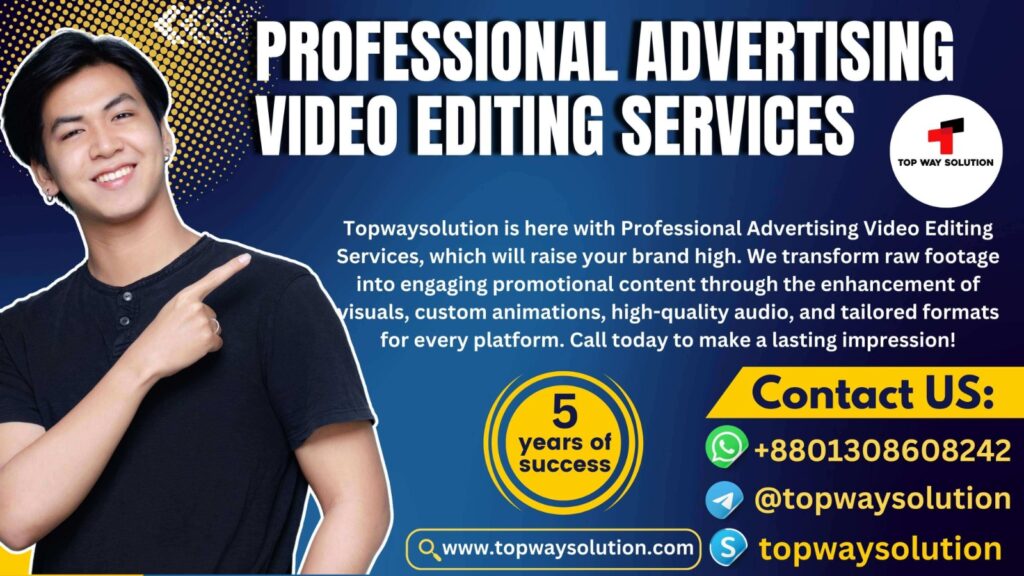 Professional Advertising Video Editing