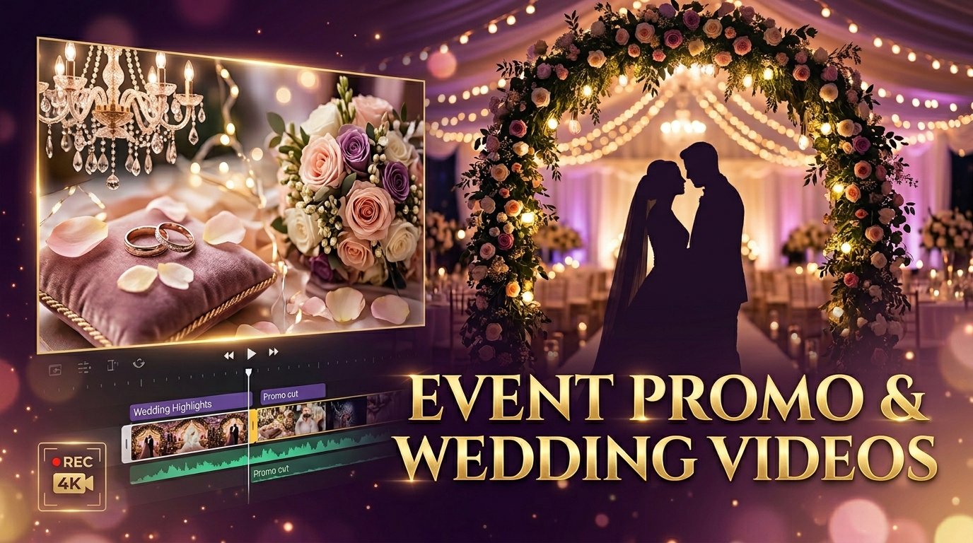 Event Promo & Wedding Videos​